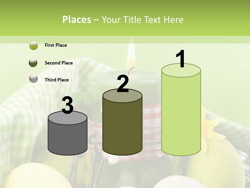 Garten Country Bunte Eier PowerPoint Template