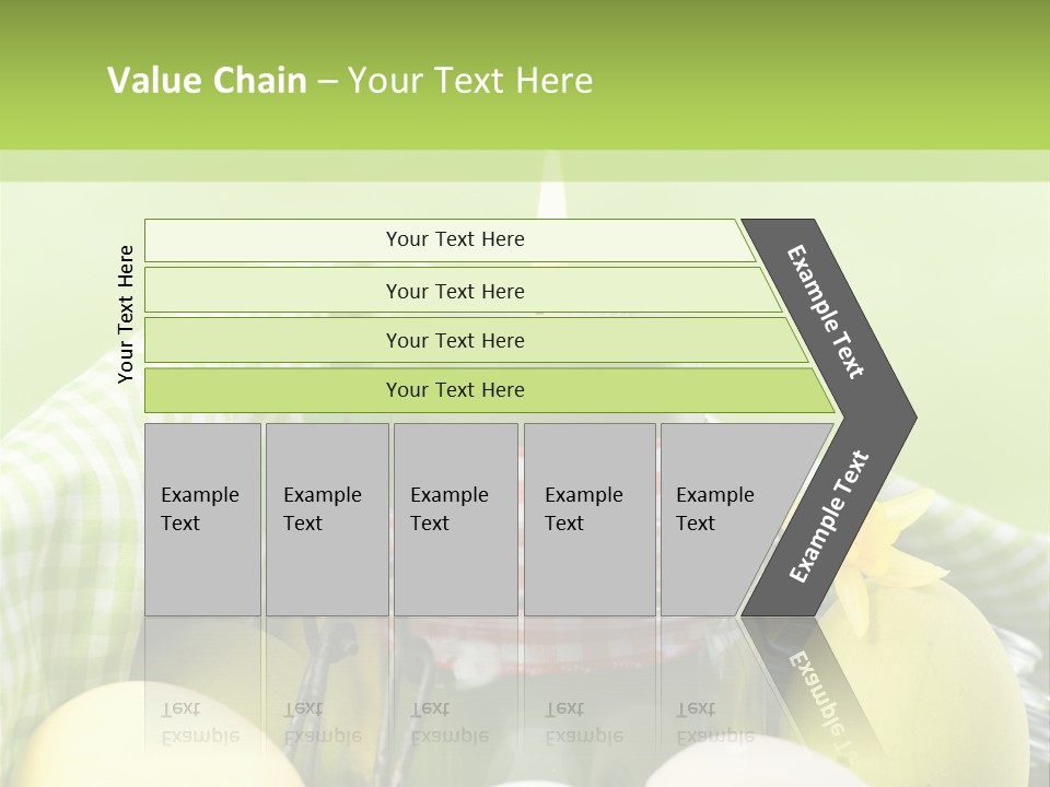 Garten Country Bunte Eier PowerPoint Template