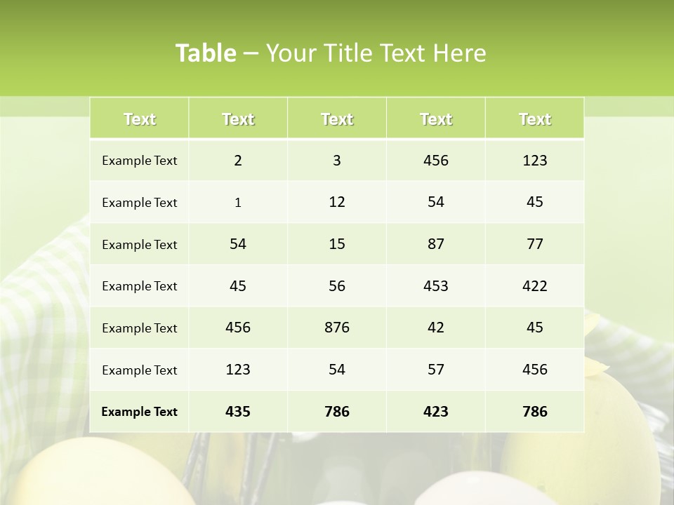 Garten Country Bunte Eier PowerPoint Template