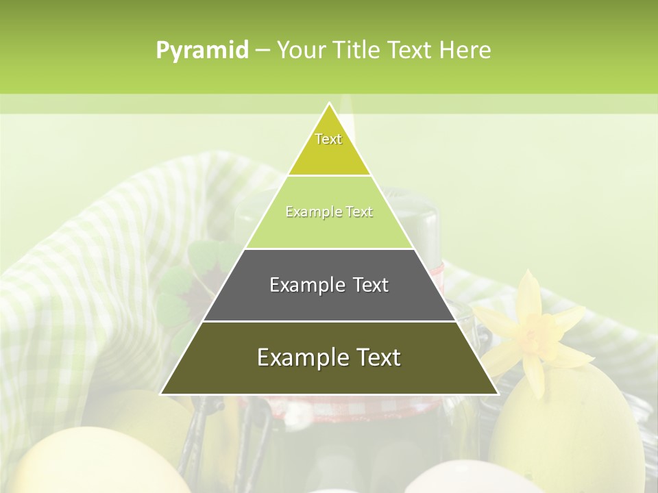 Garten Country Bunte Eier PowerPoint Template