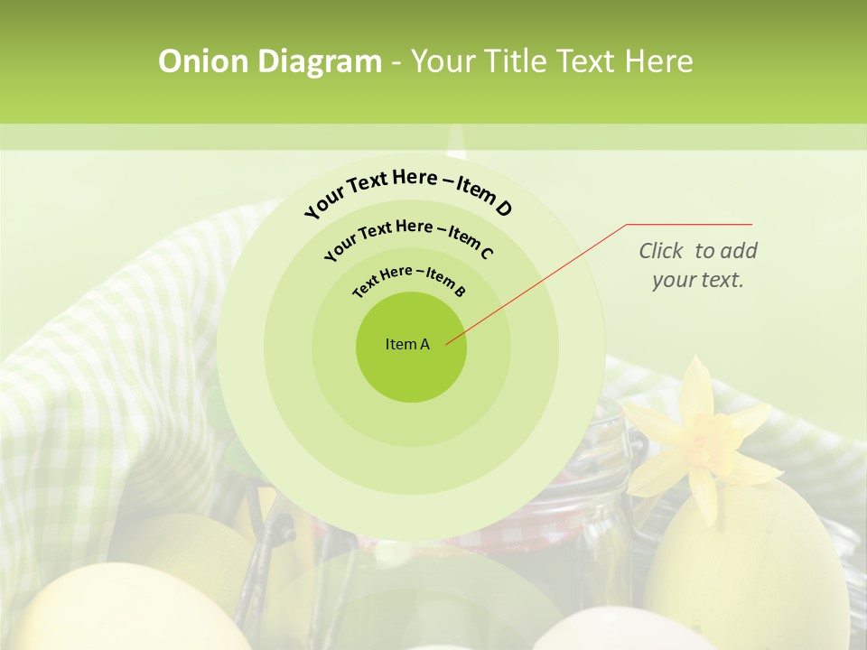 Garten Country Bunte Eier PowerPoint Template