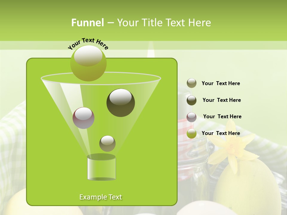 Garten Country Bunte Eier PowerPoint Template