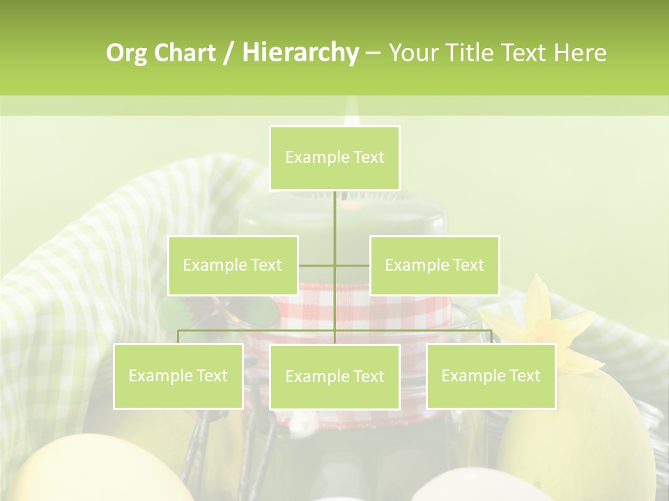 Garten Country Bunte Eier PowerPoint Template