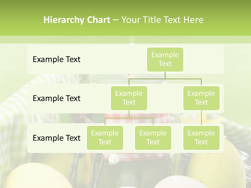 Garten Country Bunte Eier PowerPoint Template