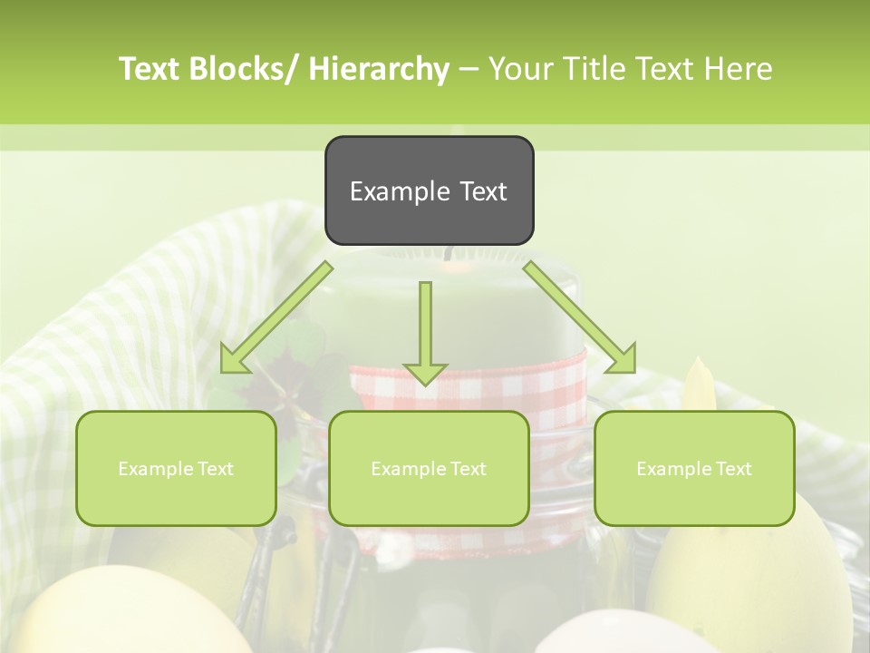 Garten Country Bunte Eier PowerPoint Template