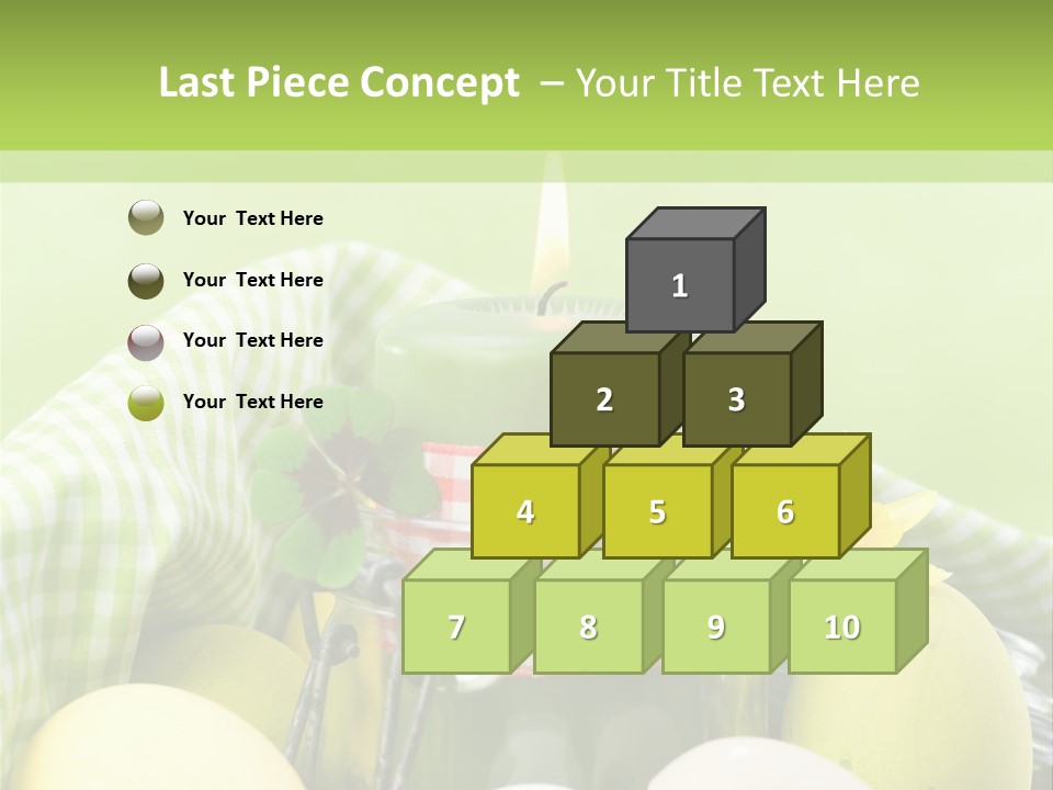 Garten Country Bunte Eier PowerPoint Template