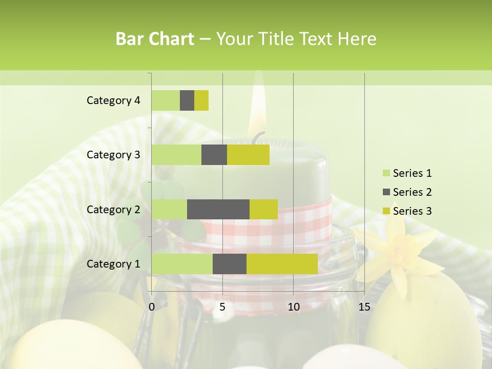 Garten Country Bunte Eier PowerPoint Template