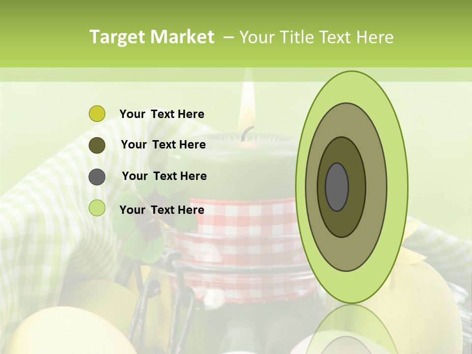 Garten Country Bunte Eier PowerPoint Template