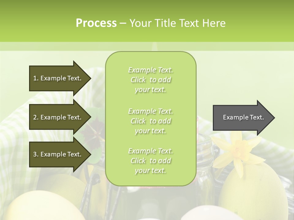 Garten Country Bunte Eier PowerPoint Template