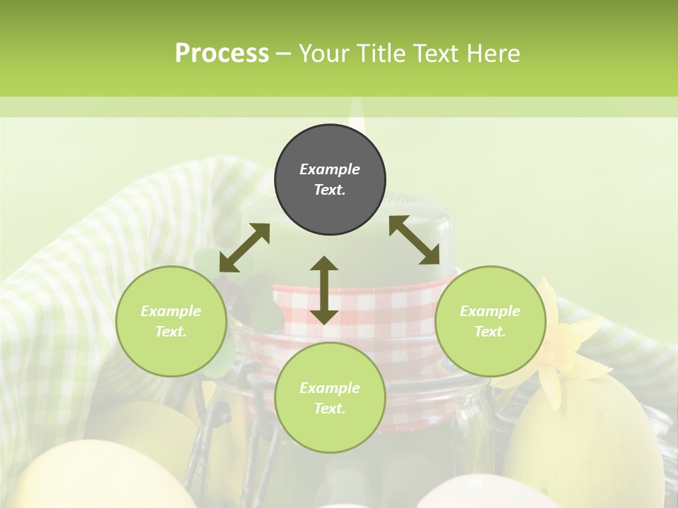 Garten Country Bunte Eier PowerPoint Template