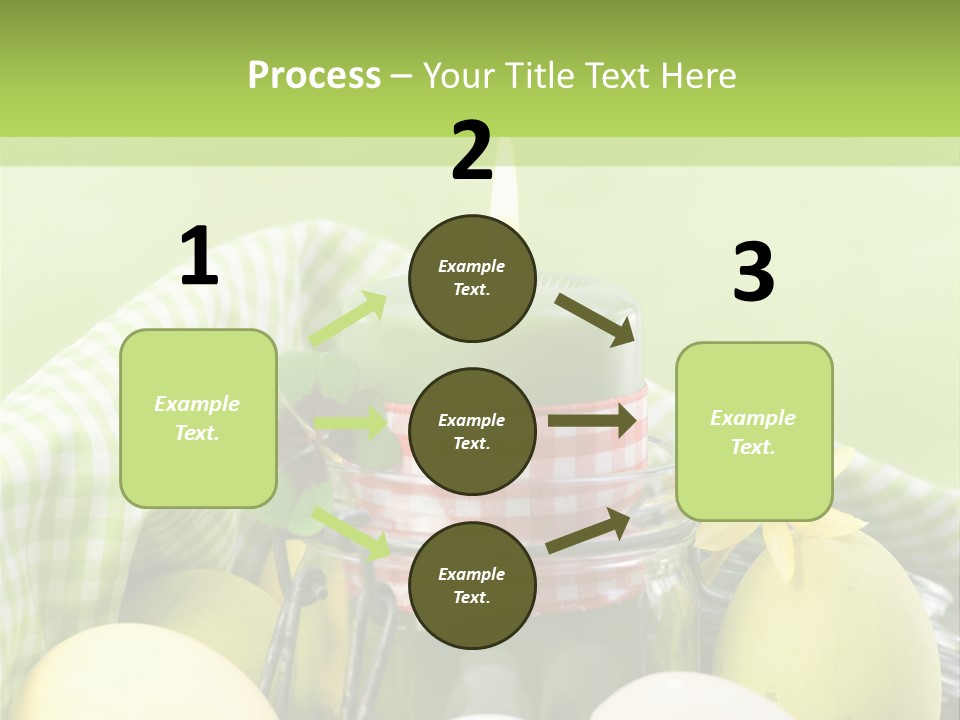 Garten Country Bunte Eier PowerPoint Template