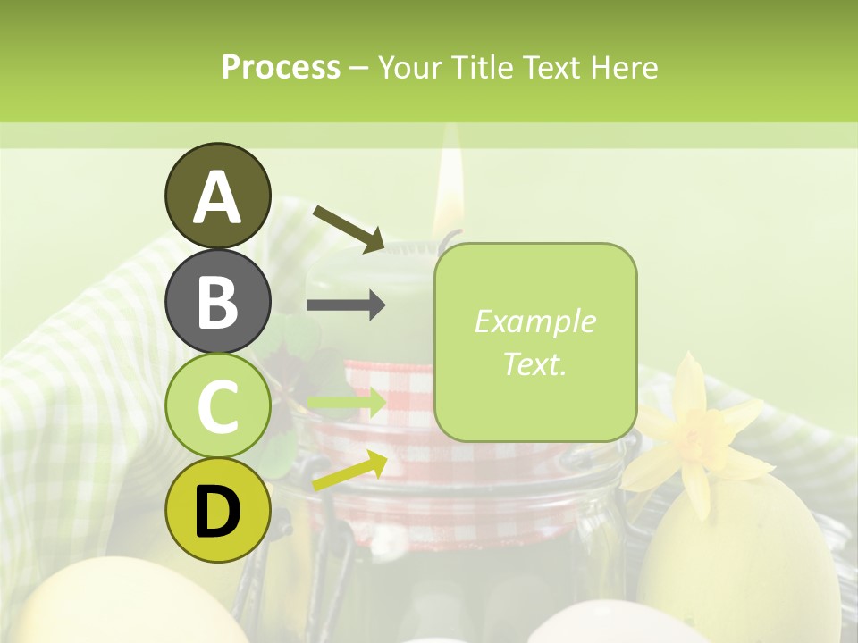 Garten Country Bunte Eier PowerPoint Template