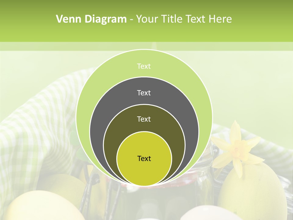 Garten Country Bunte Eier PowerPoint Template