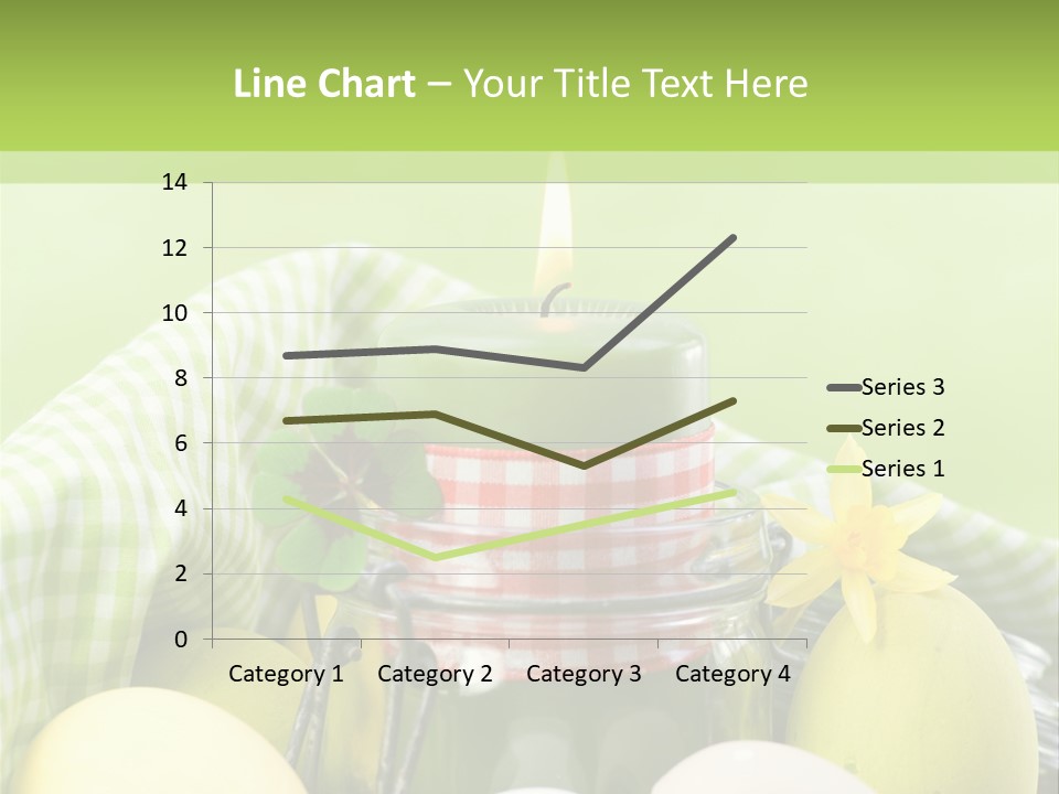 Garten Country Bunte Eier PowerPoint Template