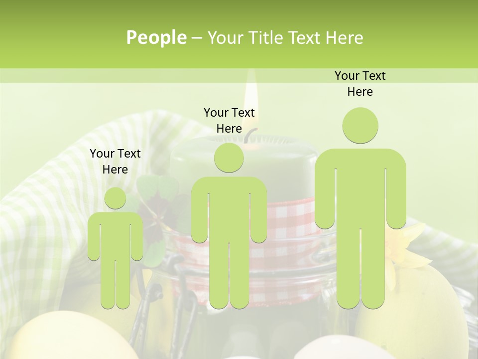 Garten Country Bunte Eier PowerPoint Template