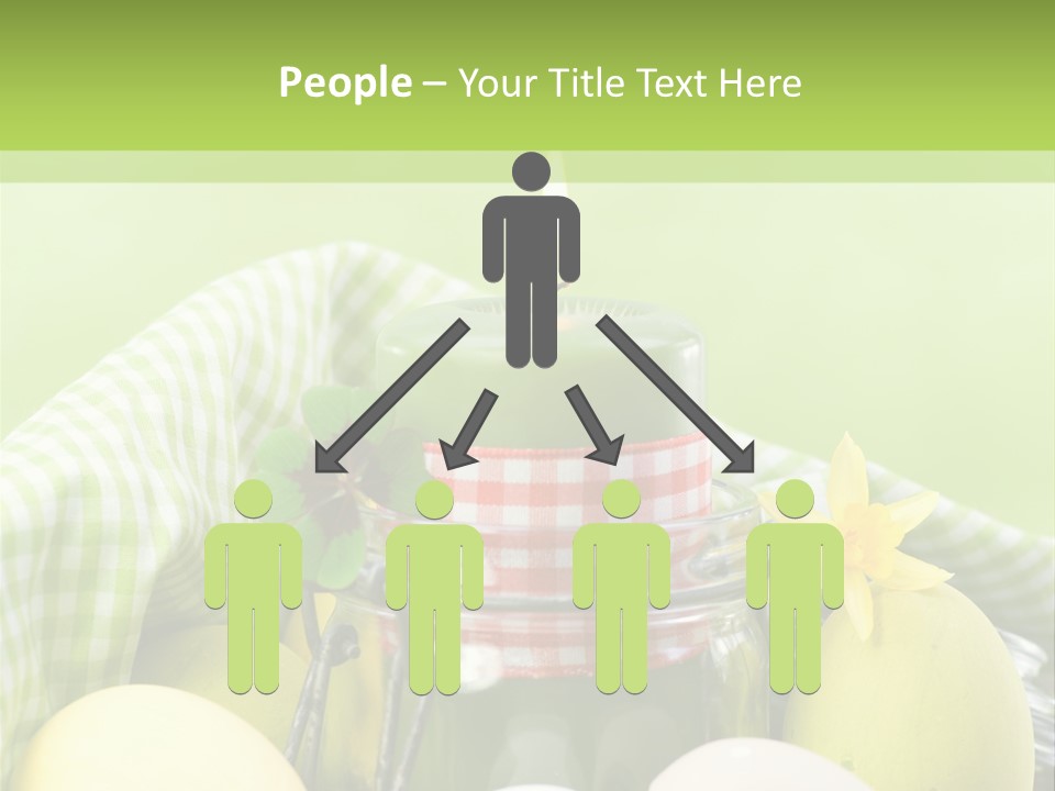 Garten Country Bunte Eier PowerPoint Template