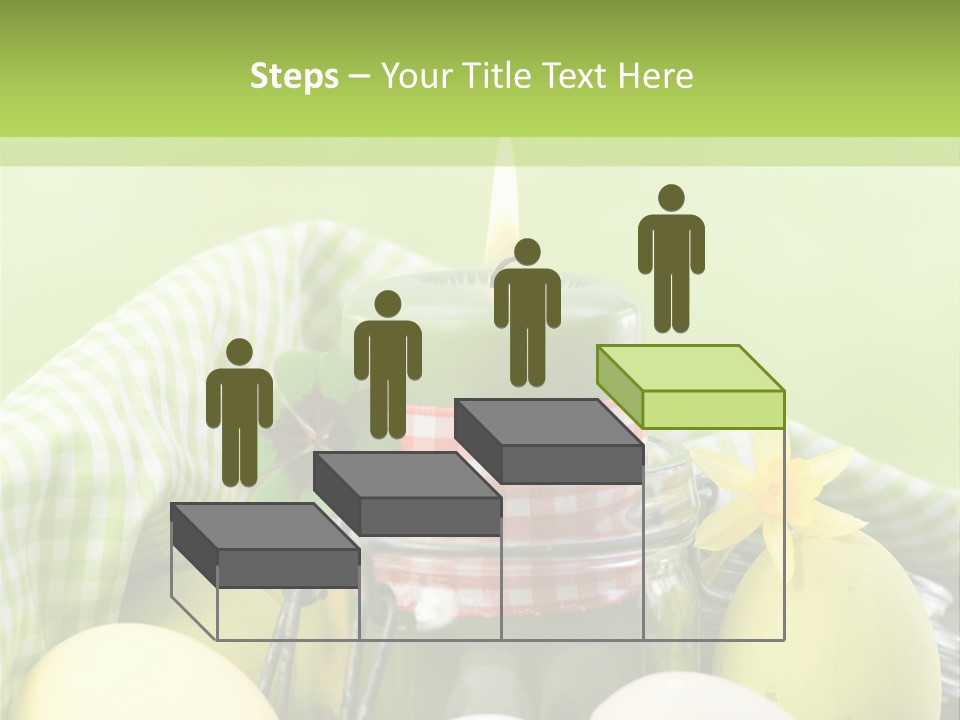 Garten Country Bunte Eier PowerPoint Template