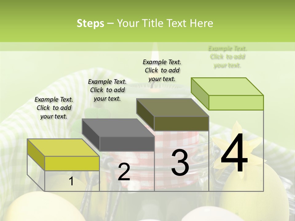 Garten Country Bunte Eier PowerPoint Template