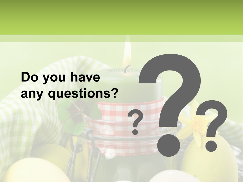 Garten Country Bunte Eier PowerPoint Template