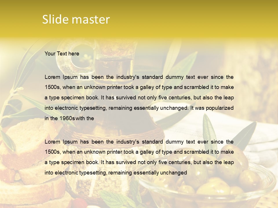 Cuisine Farm Sunny PowerPoint Template