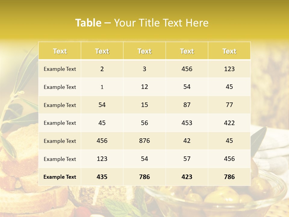 Cuisine Farm Sunny PowerPoint Template