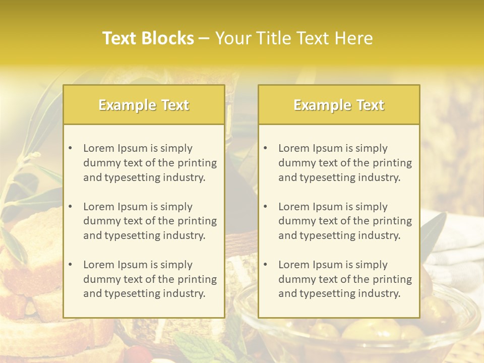 Cuisine Farm Sunny PowerPoint Template