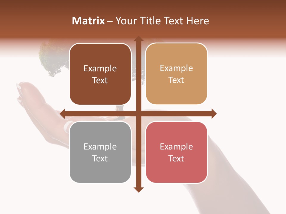 Life Concept Closeup PowerPoint Template