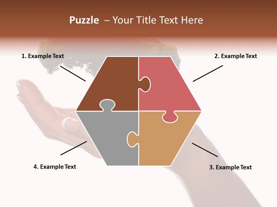 Life Concept Closeup PowerPoint Template