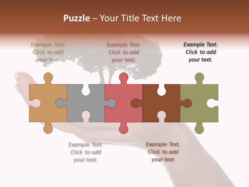 Life Concept Closeup PowerPoint Template