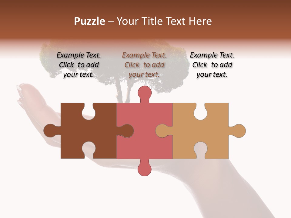 Life Concept Closeup PowerPoint Template