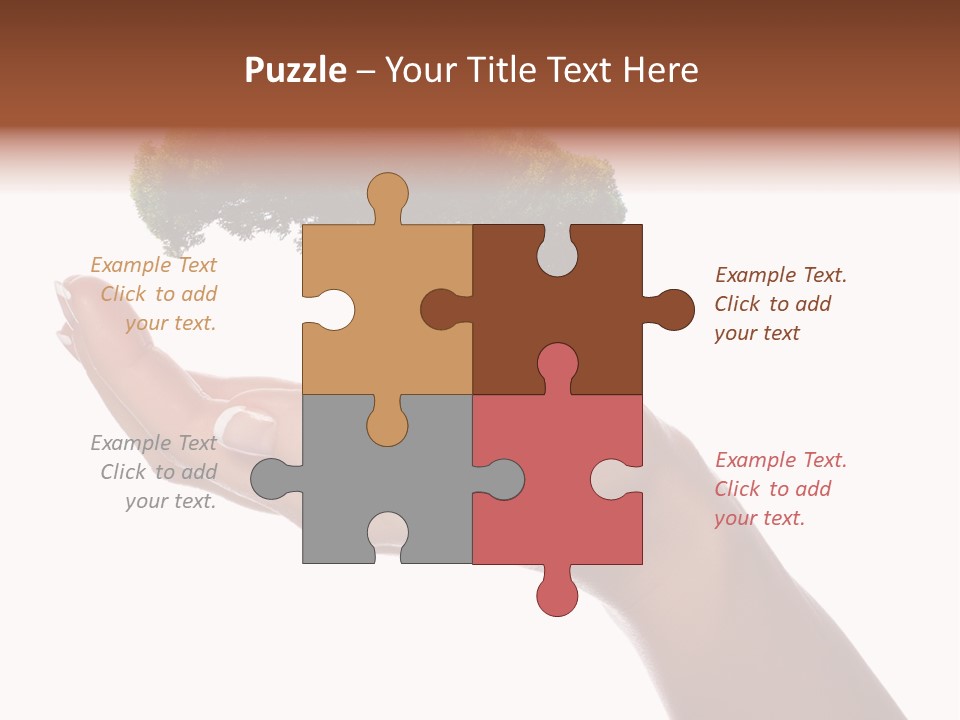 Life Concept Closeup PowerPoint Template