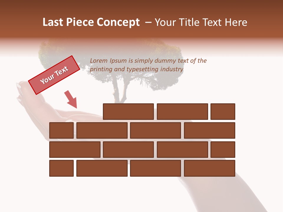 Life Concept Closeup PowerPoint Template