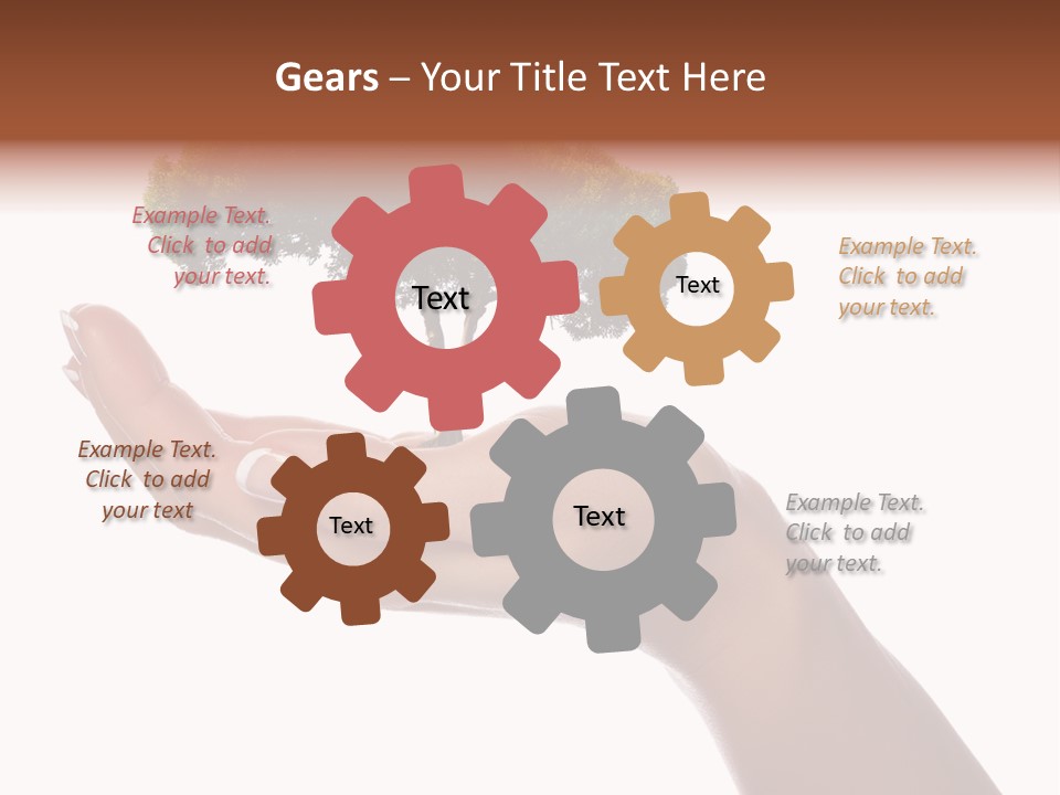 Life Concept Closeup PowerPoint Template