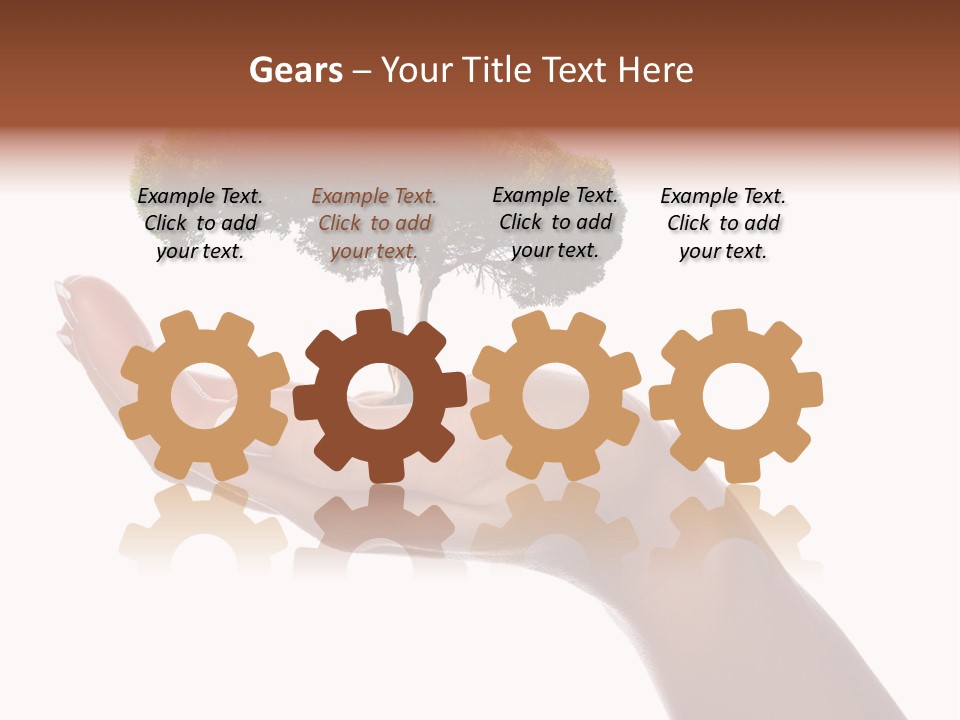 Life Concept Closeup PowerPoint Template