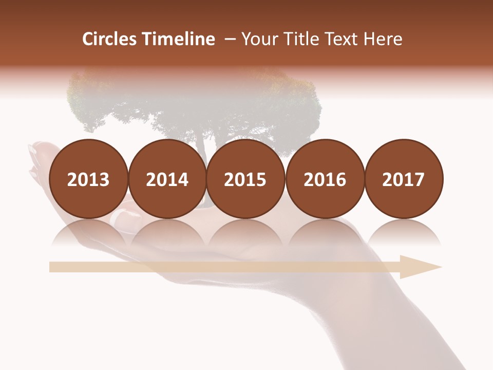 Life Concept Closeup PowerPoint Template