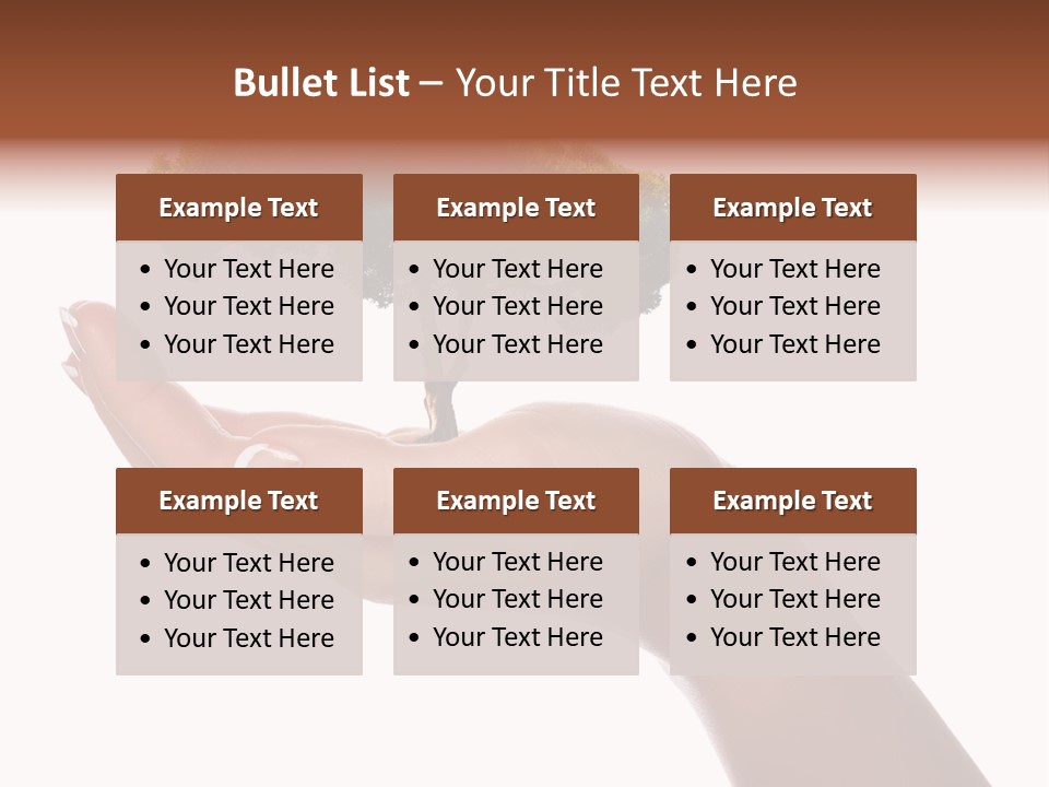 Life Concept Closeup PowerPoint Template
