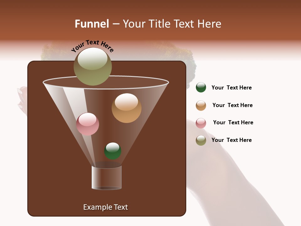Life Concept Closeup PowerPoint Template