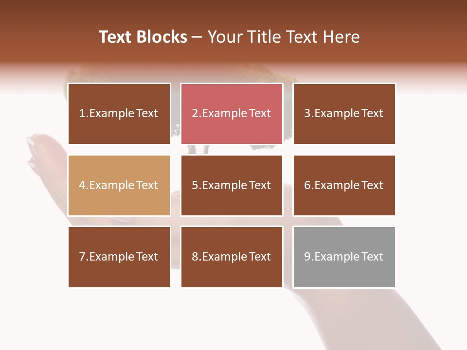 Life Concept Closeup PowerPoint Template