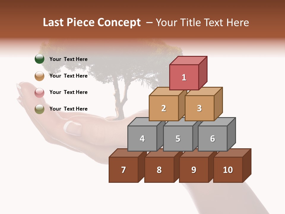 Life Concept Closeup PowerPoint Template