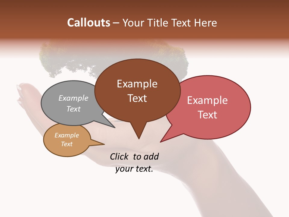 Life Concept Closeup PowerPoint Template