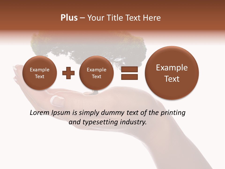 Life Concept Closeup PowerPoint Template