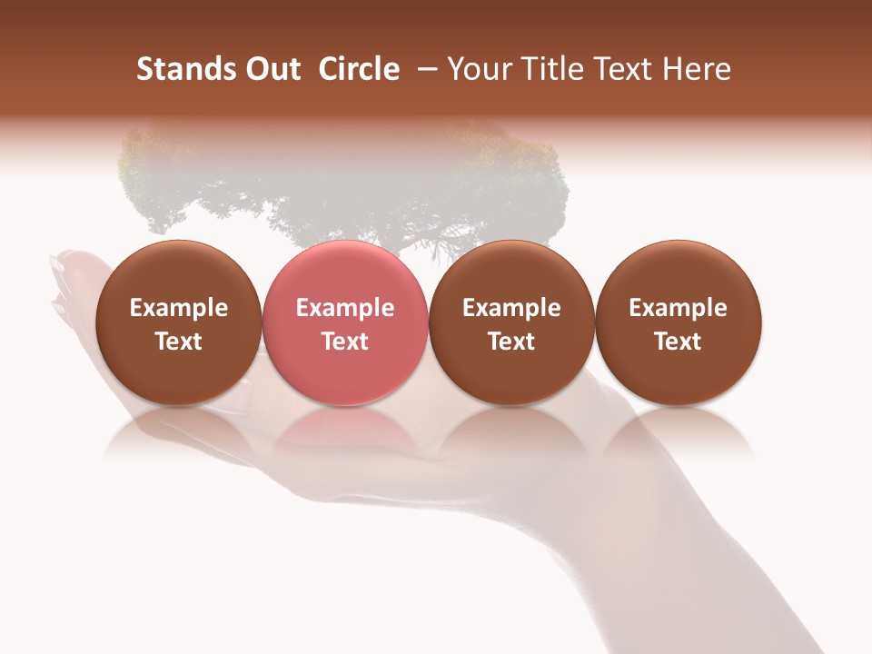 Life Concept Closeup PowerPoint Template