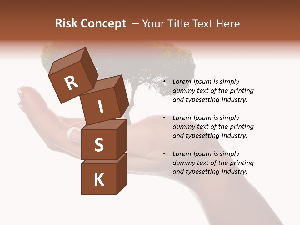 Life Concept Closeup PowerPoint Template