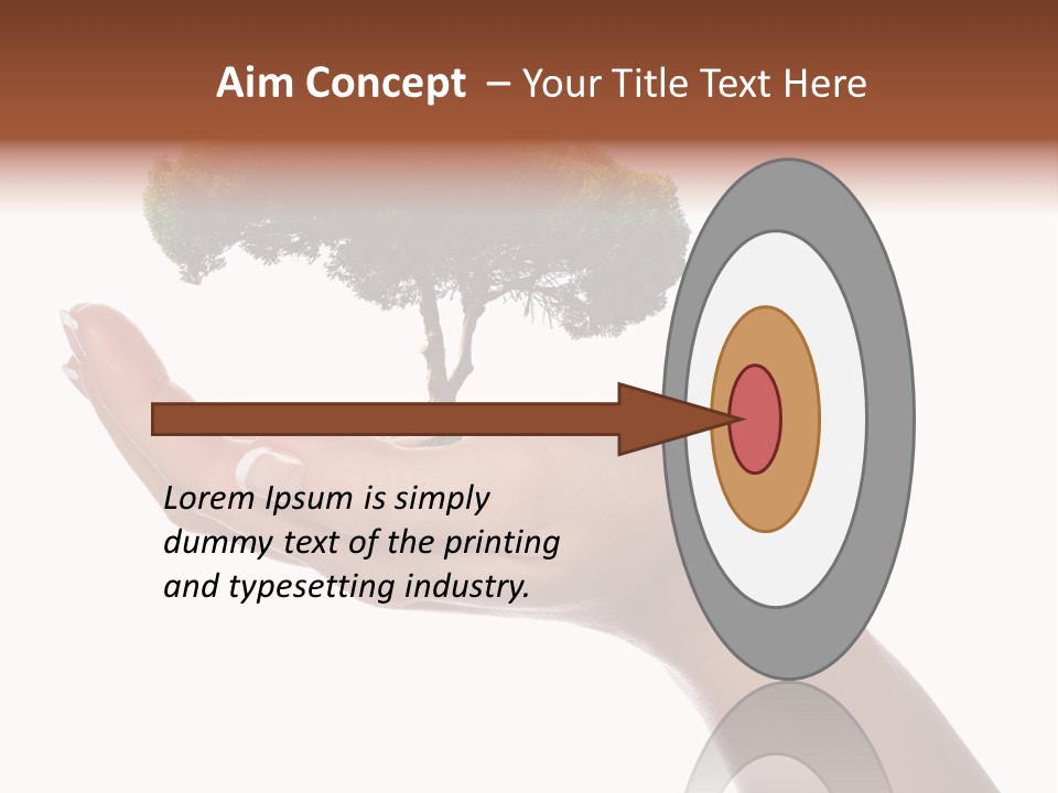 Life Concept Closeup PowerPoint Template