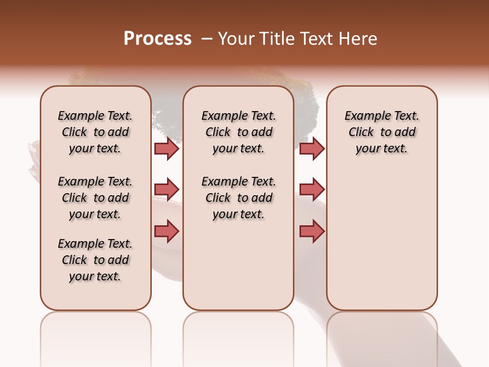 Life Concept Closeup PowerPoint Template