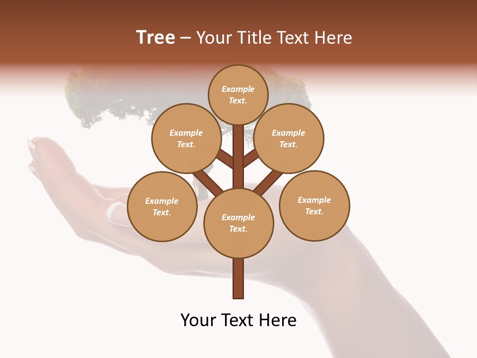 Life Concept Closeup PowerPoint Template