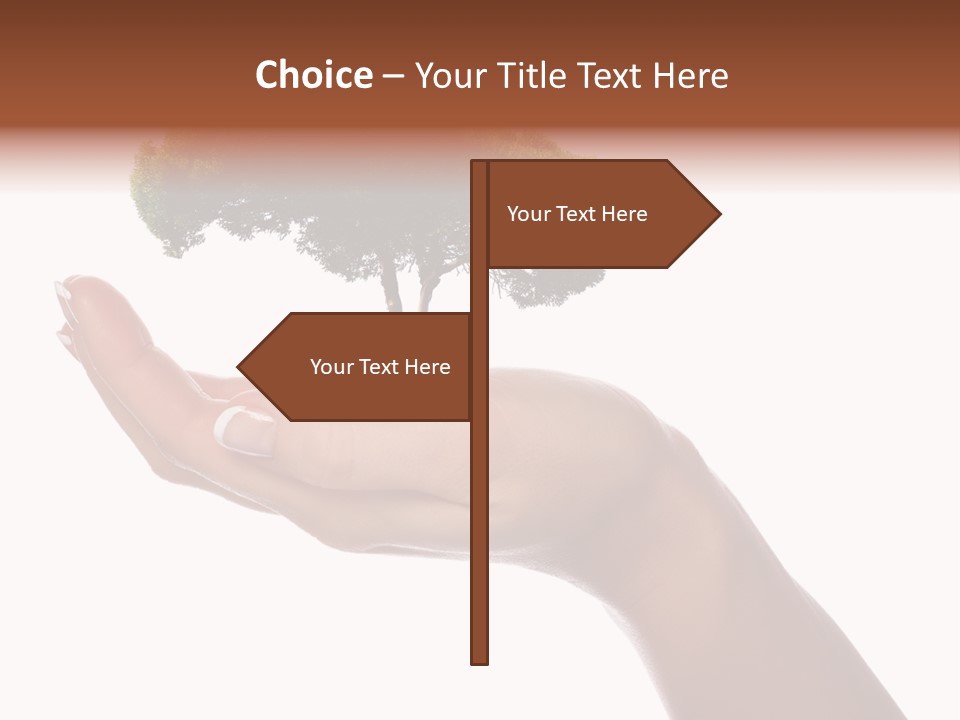 Life Concept Closeup PowerPoint Template