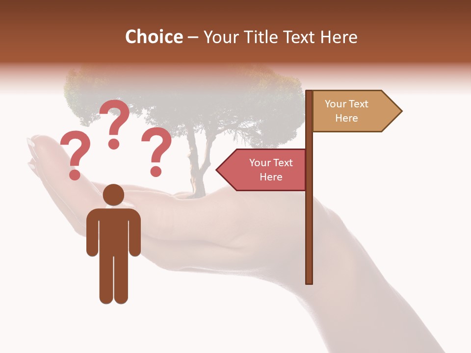 Life Concept Closeup PowerPoint Template