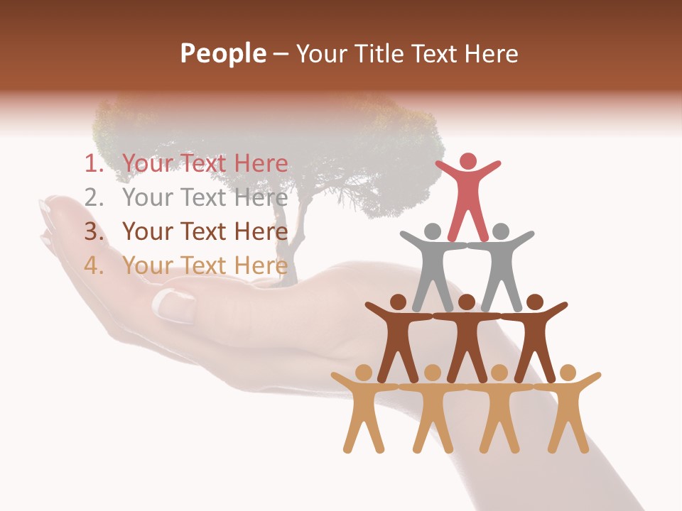 Life Concept Closeup PowerPoint Template