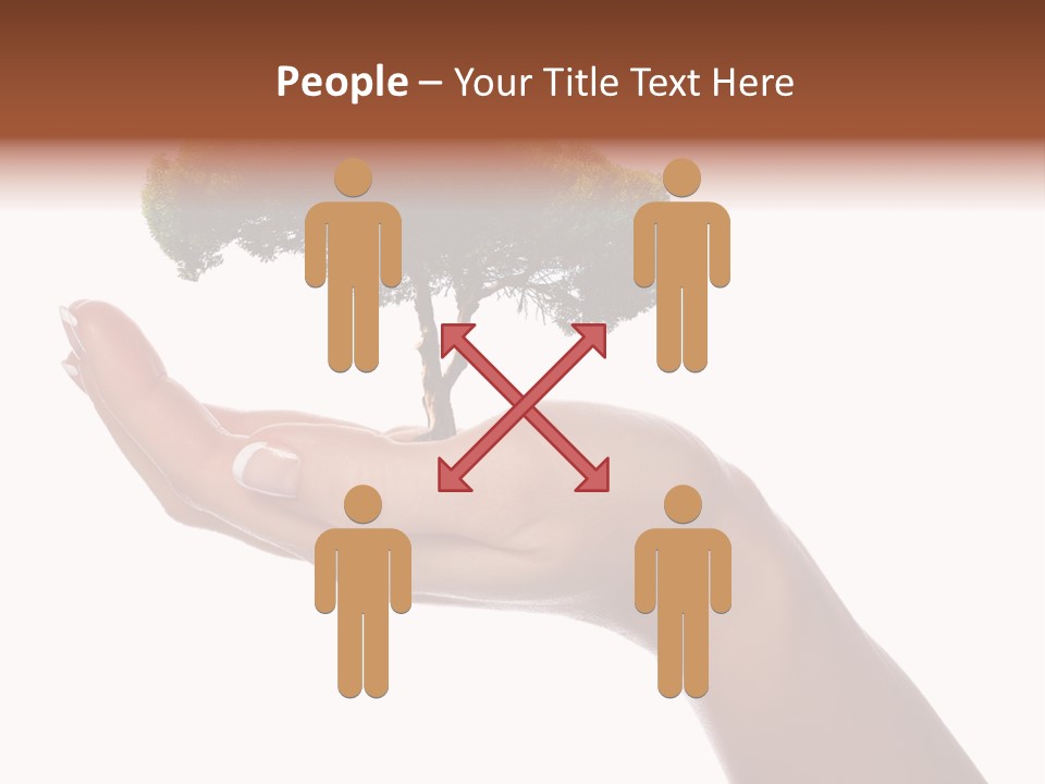 Life Concept Closeup PowerPoint Template